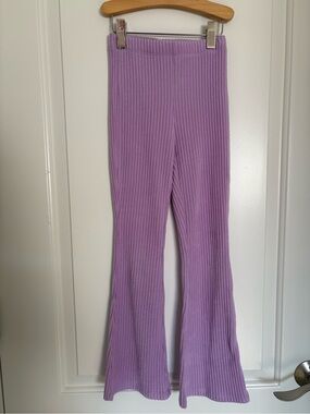 Old Navy Ribbed Flare Leggings — Lilac